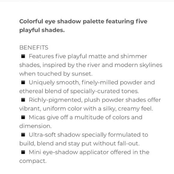 Stila To You Eyeshadow Palette - Hanging Sunset Ret $45 - Picture 9 of 9